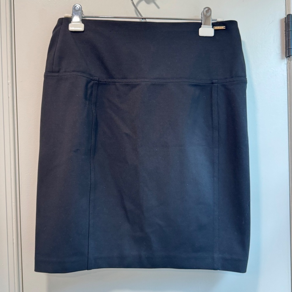 Ivanka Trump Pencil Skirt Size M High‎ Waist Career Office Black Dark Academia